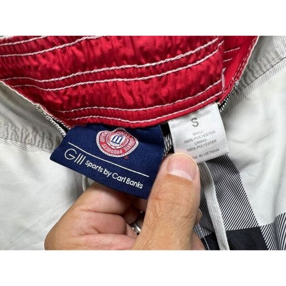 Maryland Terps Swim Shorts Mens Small White Drawstrings Plaid Trunks Men. - Picture 6 of 10